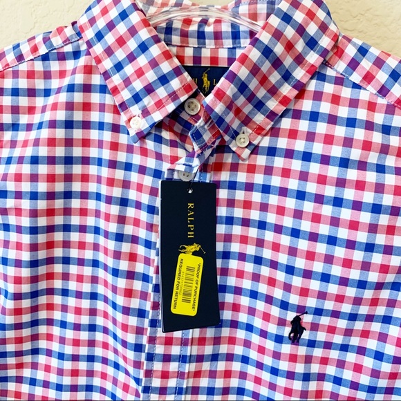 RALPH LAUREN Boys Button Down Shirt NWT - Picture 2 of 4